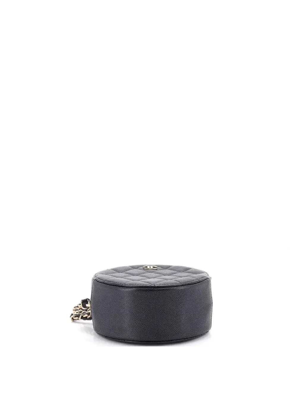 Chanel Round Clutch With Chain Quilted #287566C21B